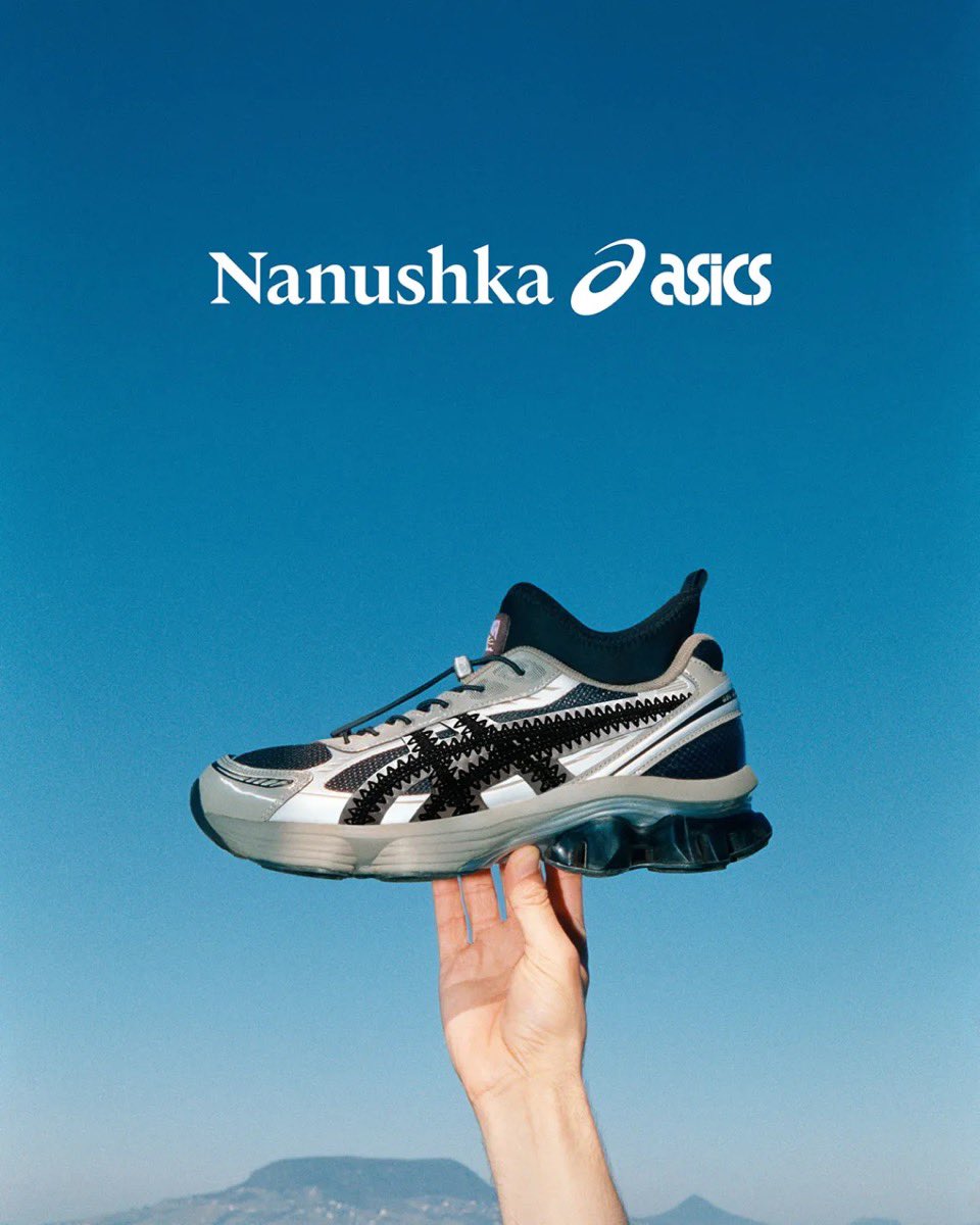 Nanushka x ASICS GEL-KINETIC FLUENTが日本時間3月25日21:00より発売