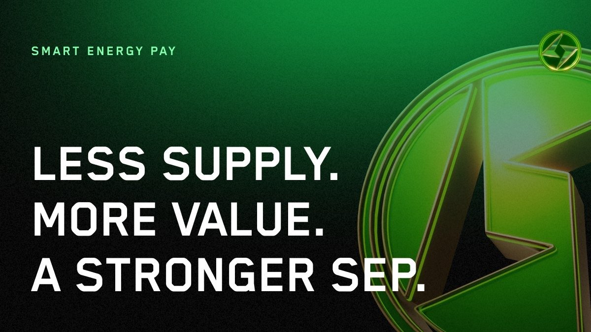 We just burned 300B $SEP 🔥

Total supply is now 200B, down from 500B.

Why?

- Sustainable value for long-term holders
- Increased scarcity and investor confidence
- Tokenomics aligned with real demand and utility

The future of energy-backed crypto just got stronger 💪