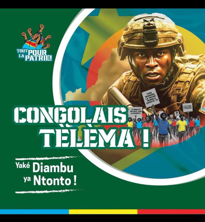 DjanyTshimpanga's tweet photo. #CongolaisTelema, Ce slogan est un véritable appel au patriotisme pour tous les Congolais qui aiment leur pays, indépendamment de nos origines ou de nos tribus. En ces temps difficiles, nous devons nous unir pour bâtir un Congo fort et prospère. Il est vrai que nous pouvons ne pas être d'accord avec le régime en place, mais face à la guerre, l'unité demeure notre arme la plus puissante. 

Congolais telema pona mboka nayo ✊✊✊