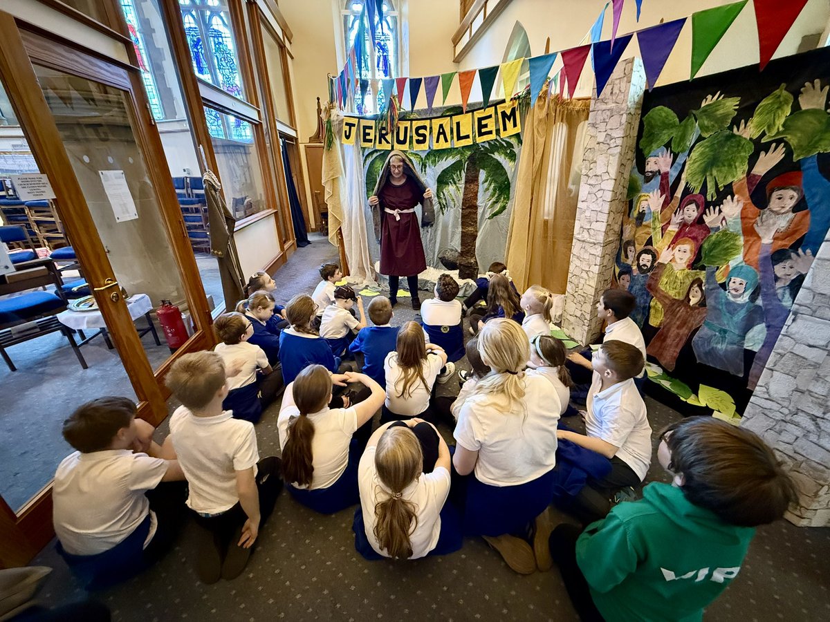 GoodlyDale's tweet photo. Class 4 enjoyed ‘Experience Easter’ at St Mary’s Church earlier in the week.

Thank you to all of the volunteers at St Mary’s for providing this learning experience for our children.

🌳 🐣 😃 🌳 https://t.co/Kfg3BE9Rc2