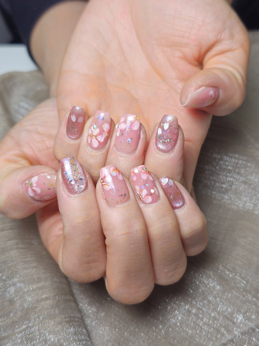 妈系美甲，富贵花开😂