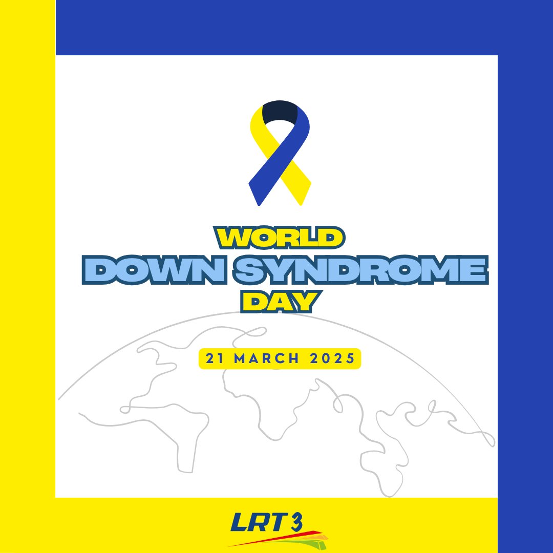 myLRT3's tweet photo. Today, we celebrate the unique abilities and contributions of individuals with Down Syndrome. Let us embrace diversity, foster inclusivity, and raise awareness about the value of every person. https://t.co/ttgOdkfND5