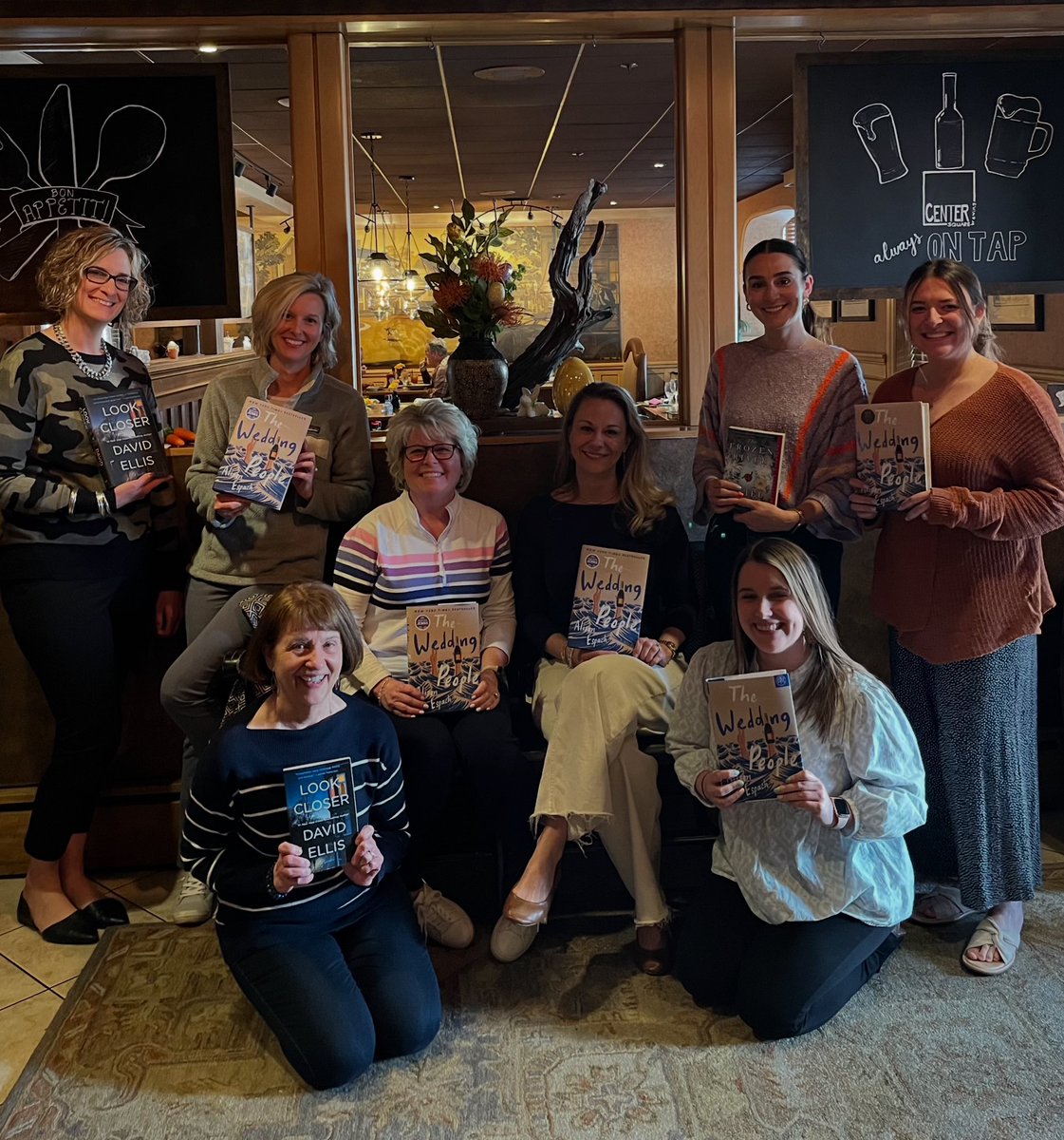 Don’t read too much into it. Just a bunch of us, enjoying ourselves! These books were 🤩! <a href="/AlisonEspach/">Alison Espach</a> <a href="/DavidEllisBooks/">David Ellis</a>