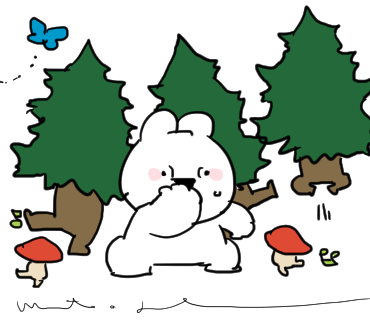 gonnohjoye's tweet photo. 🐰🌲🌲🍄 https://t.co/8WdaFUUC3Y