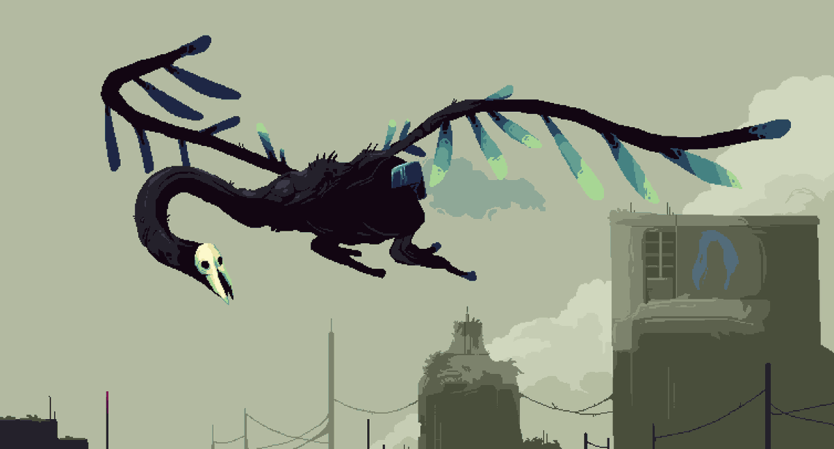 an_tonio0's tweet photo. Vulture from rain world 🐦

#pixelart #ドット絵 https://t.co/C92S9G73hL