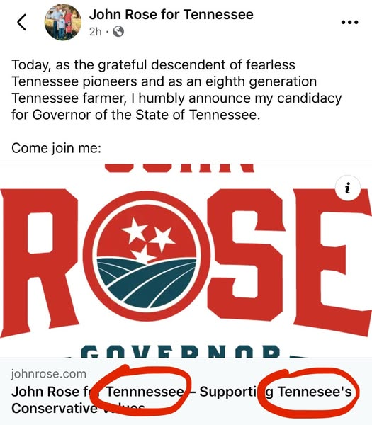 Kylemallory5's tweet photo. So, his 1st social media post as a candidate and he screws it up.  He should have gone to English Class at 42 instead of the high school FFA meeting.  Never mind then he would not have been married. https://t.co/jQ37AIA1v9