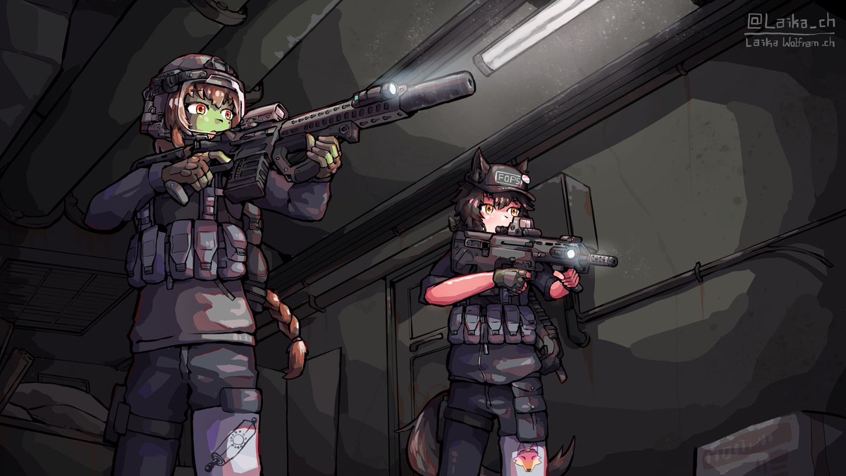 Laika Wolfram Ch. 💾| Art Vtuber (@laika_ch) on Twitter photo Escape from Tarkov
Commissioned by <a href="/onter_fgc/">Onter (Orc girl vtuber)</a> and hestiuhtv.bsky.social!
#AnimeArt #action Escape from Tarkov
Commissioned by <a href="/onter_fgc/">Onter (Orc girl vtuber)</a> and hestiuhtv.bsky.social!
#AnimeArt #action