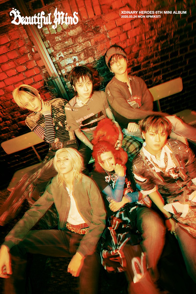XH_official's tweet photo. Xdinary Heroes(엑스디너리 히어로즈)
6th Mini Album <Beautiful Mind>
Group Teaser Image

2025.3.24 (MON) 6PM (KST) Release
🏴TITLE "Beautiful Life"

#XdinaryHeroes #엑스디너리히어로즈
#Beautiful_Mind 
#Beautiful_Life
#WE_ARE_ALL_HEROES https://t.co/tO4KaWUeZR