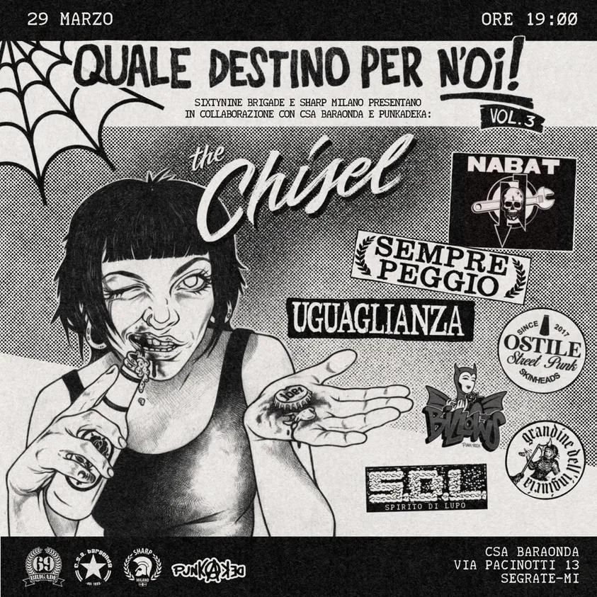 Especial Quale destino per n’oi! Fest #3. Charla con los colectivos Sharp Milán y 69 Brigade que organizan el festival Quale destino per n’oi! en el Csa Baraonda. Radio Punk revuelta.org/noticias/espec…