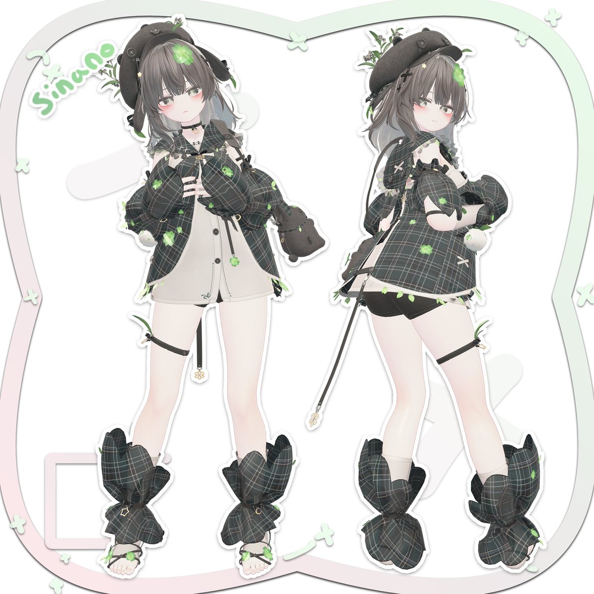 Reshaterasha's tweet photo. VRChat想定衣装モデル【「花」HANA 】販売開始しました。ショコラ、しなの、マヌカ、愛莉、萌、ミルティナちゃんに対応してます。3月31日までリツイート＆いいね してくださった方8名様に今作をプレゼントしますのでこちらの方もよろしくお願いします！https://t.co/3ngixZt4Xm #VRChat https://t.co/ubHtBg7c3r