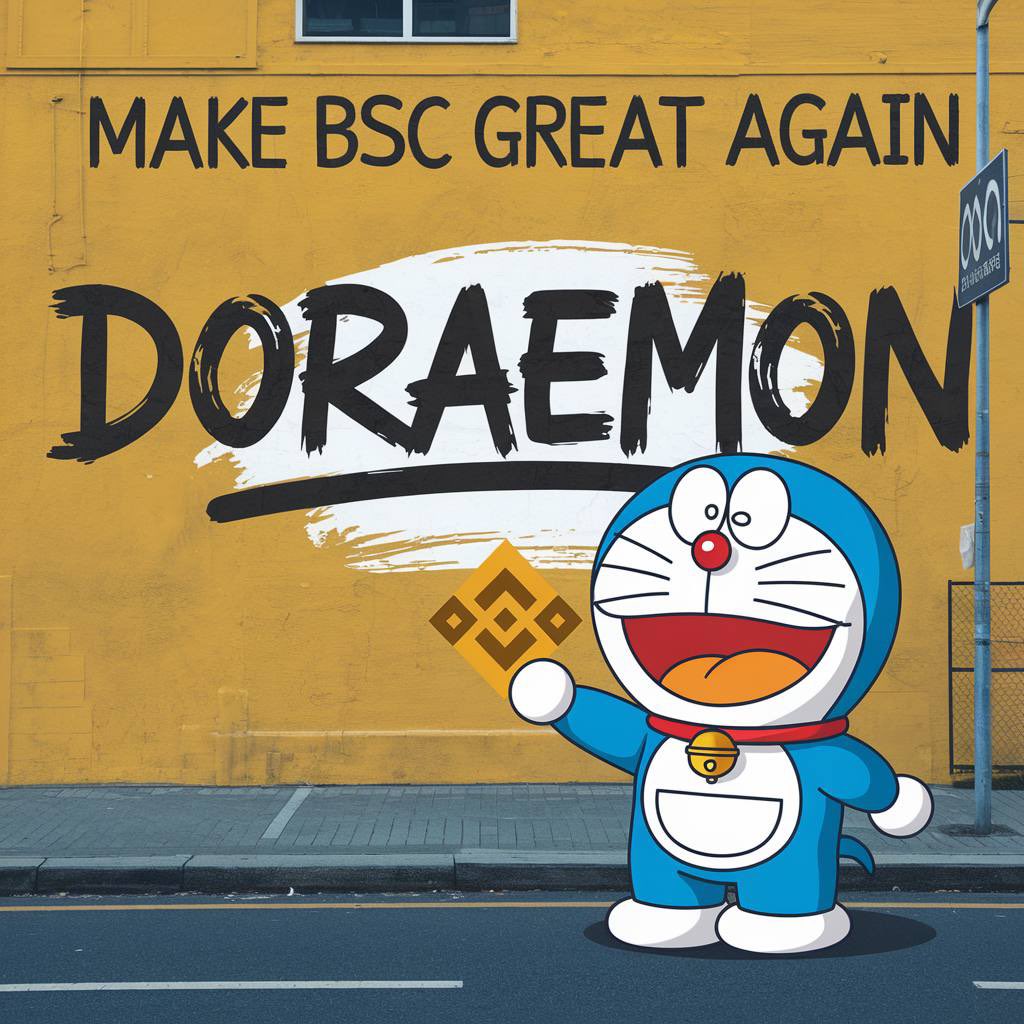 Study the biggest Chinese meme. 
#Doraemon #BSC #BNB
