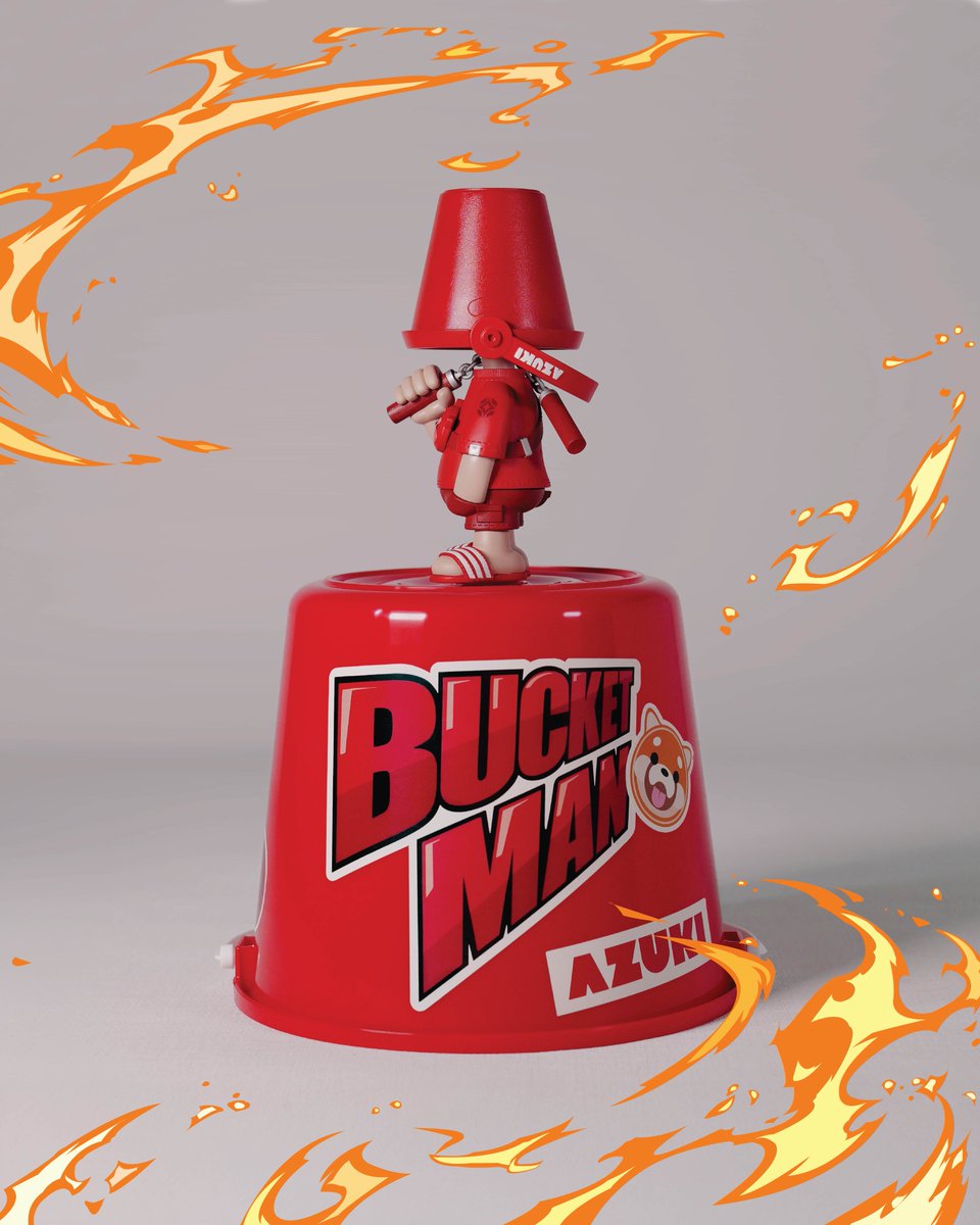 The PBT-enabled Bucket Man Red Edition figurine is open for exclusive Azuki community pre-order.

Details below 👇