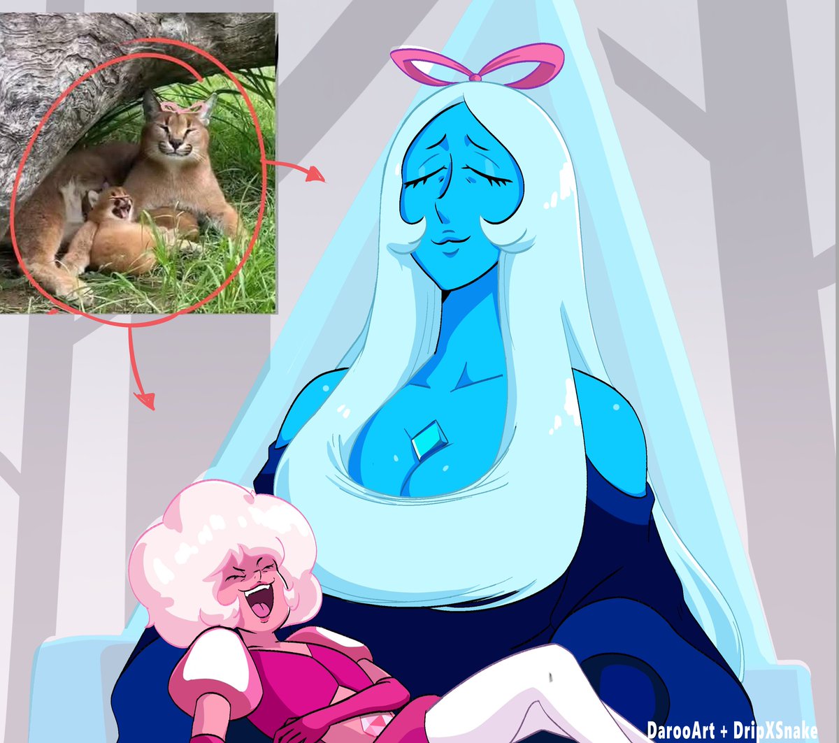 Similarities #StevenUniverse #bluediamond #pinkdiamond <a href="/DripXSnake/">DripXSnake</a>