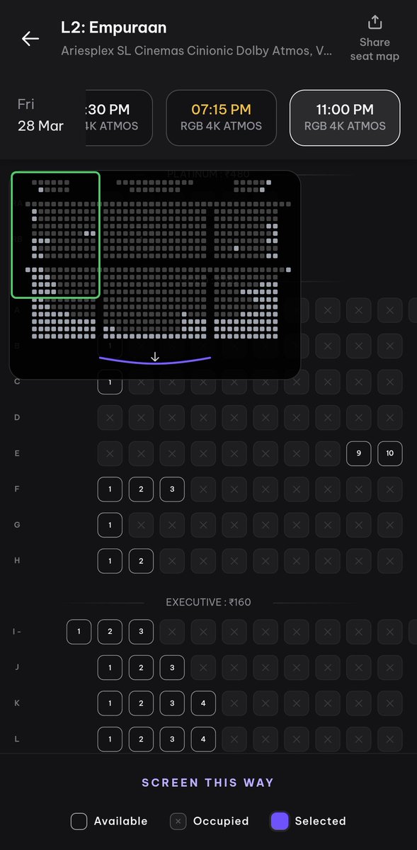 Ariesplex Days 2 Within Minutes 🥵🥵🥵

Almost soldout 🔥🔥

This is going to be insane 🔥🔥🙏

#Empuraan #Mohanlal