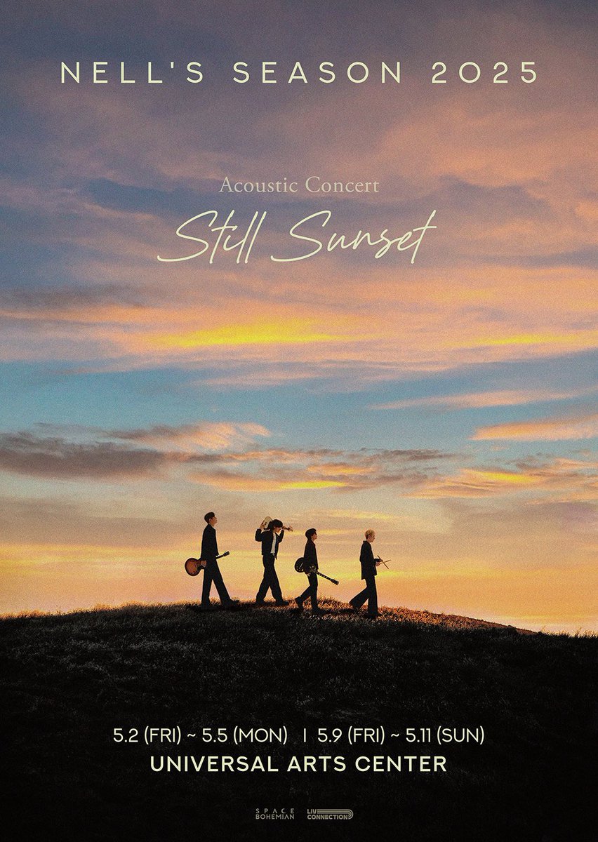 [NELL’S SEASON 2025 ‘Acoustic Concert <Still Sunset>’ 상세 안내사항]

자세한 내용은 스페이스보헤미안 공식 홈페이지에서 확인하세요!

📍buly.kr/1tvSon