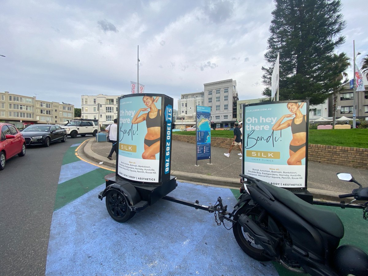 STTAdvertising's tweet image. Hitting the streets of Bondi with @silklaserclinic pop in and say hello to the team at their Bondi Junction store :)