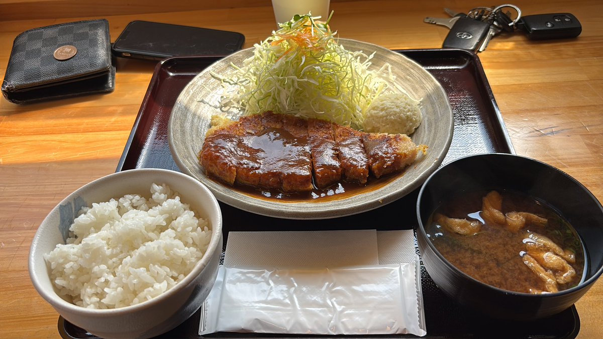 焼きロースかつ　初体験