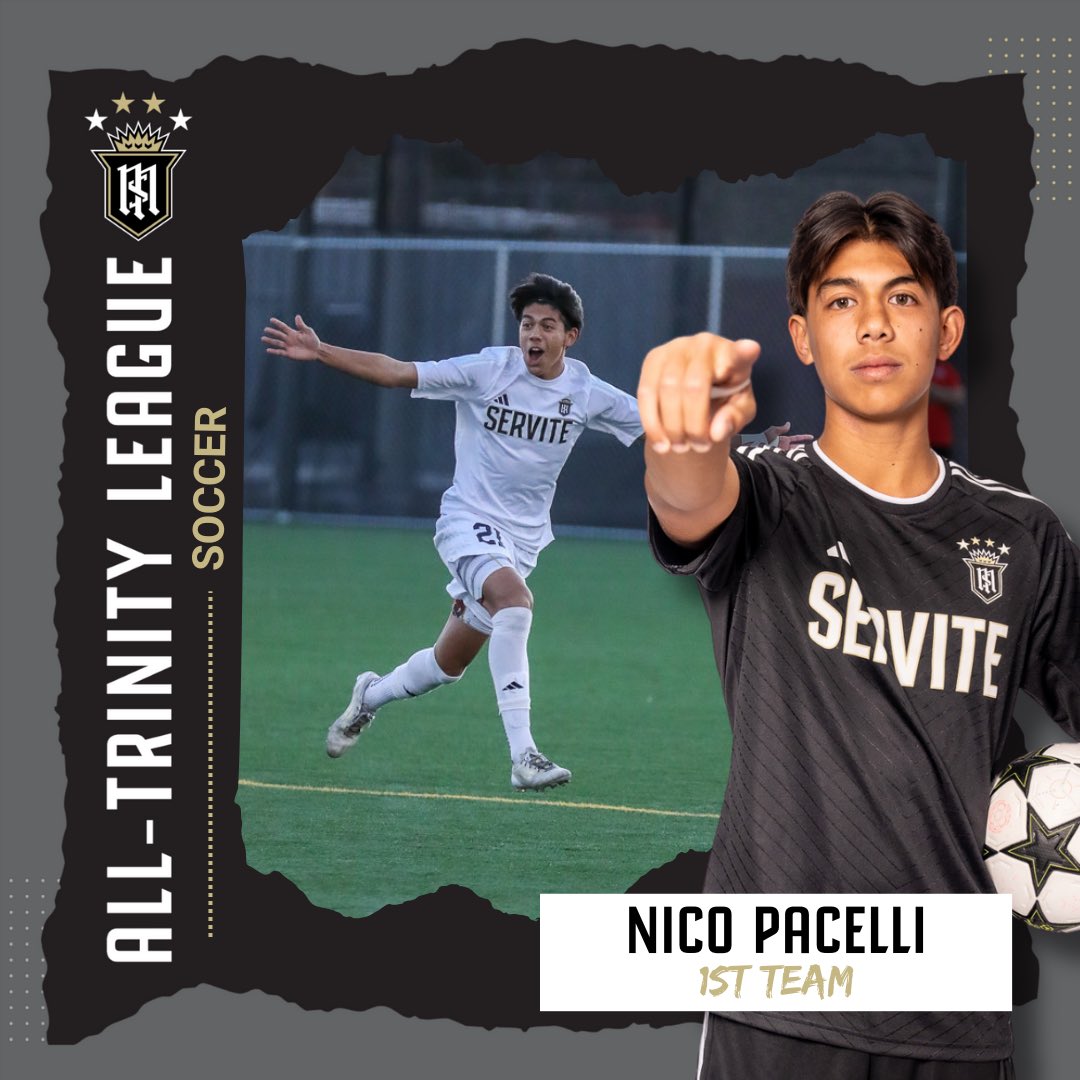 Congrats to Nico Pacelli on earning 1st Team All-Trinity League! 

#credo #gofriars