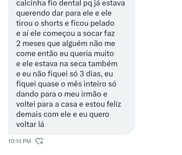 #Incestoreal. #Confissões. #Irmã #confessa que foi na casa do #irmão e deu para ele 😈🔥🔥🔥
