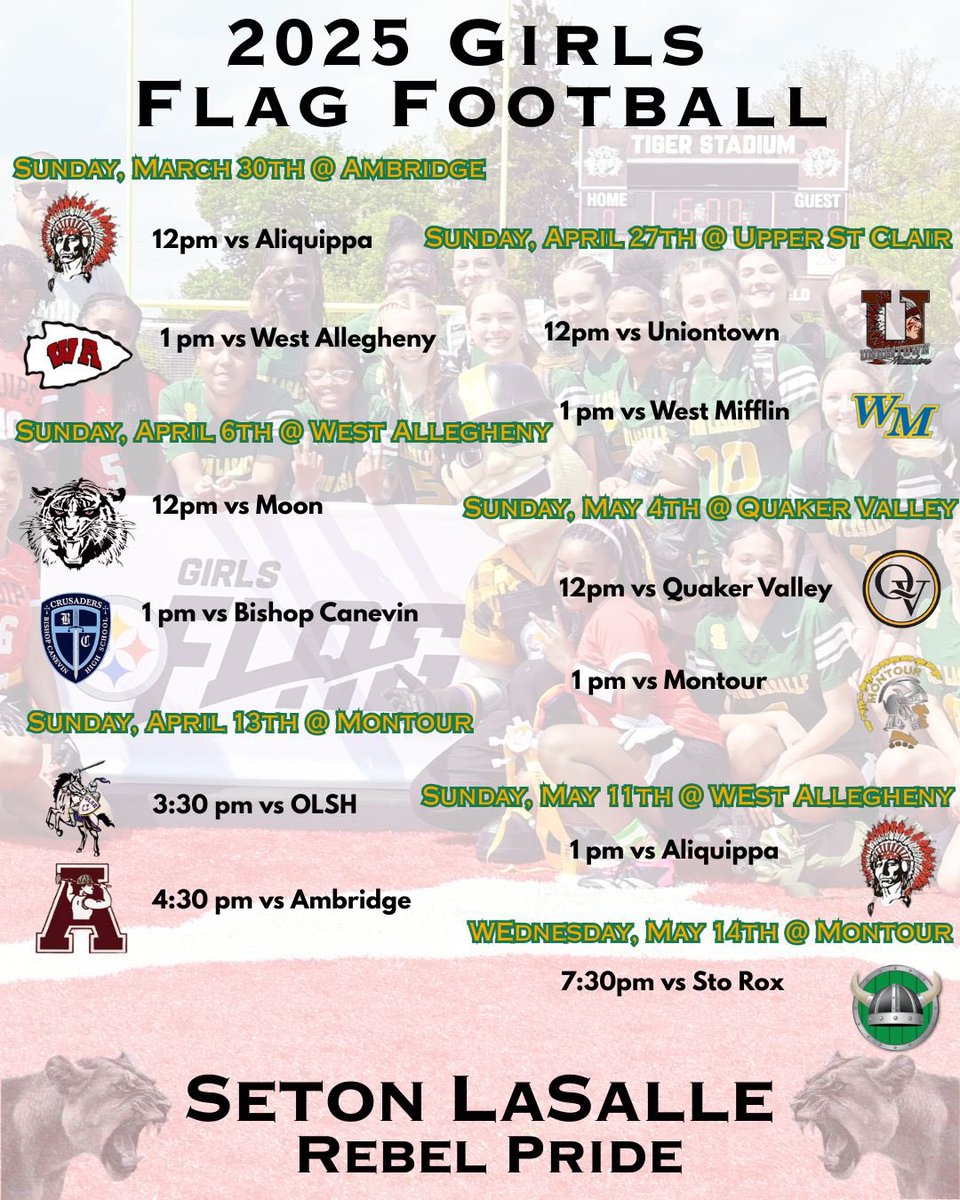 Seton LaSalle Girls Flag Football tweet media