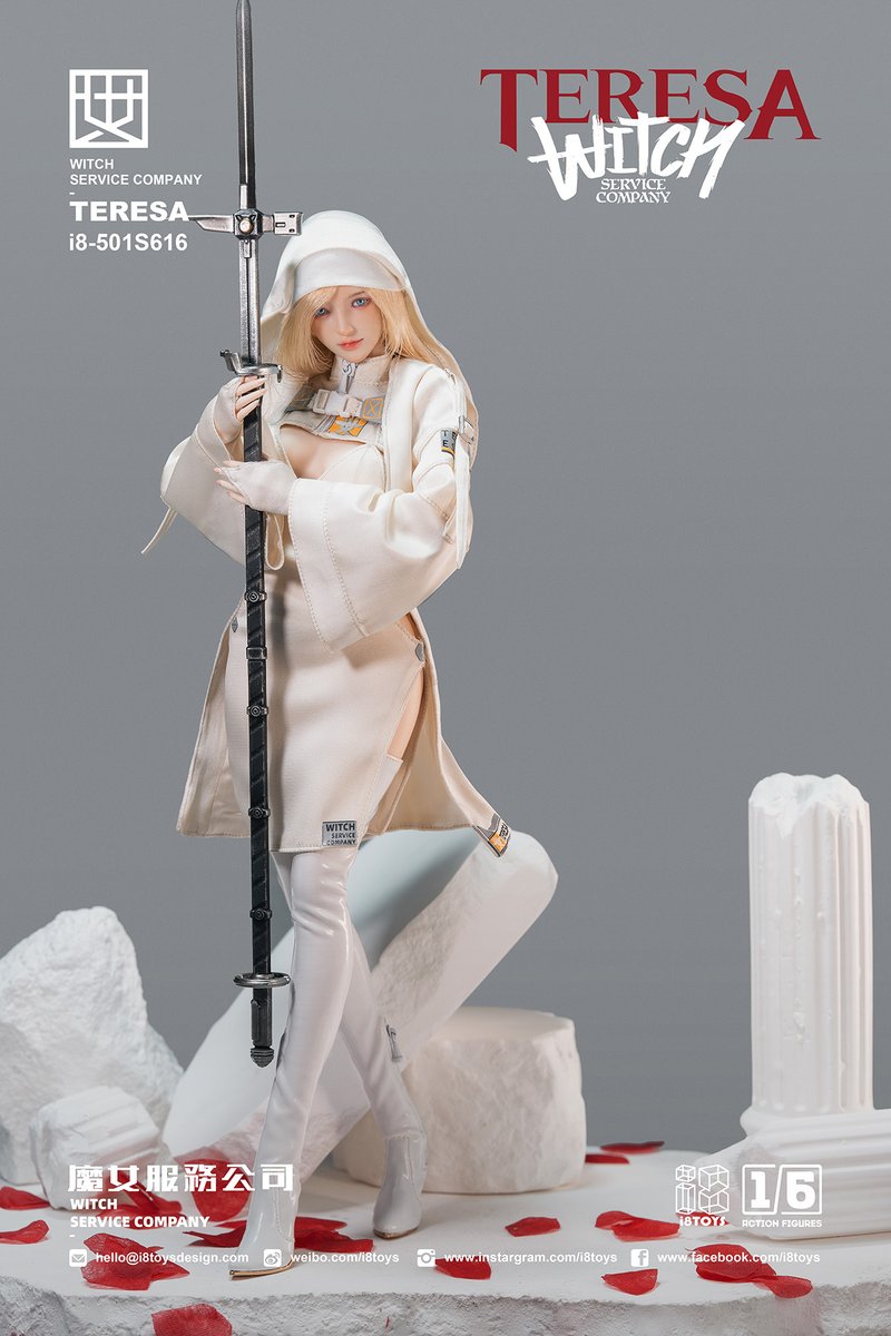 新品　1/6　女性アクションフィギュア　Rus　メイド　i8Toys　眼球可動 Amazon | 1/6 女性アクションフィギュア用ヘッド 眼球可動 i8TOYS a
