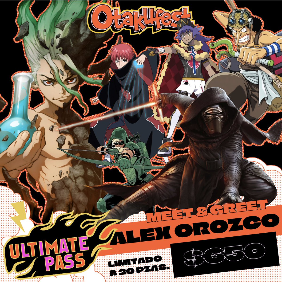 Otakufest Saltillo (@otakufest_mx) on Twitter photo 🔥ULTIMATE PASS🔥
Incluye:
• Convivio con <a href="/MaggieVera_/">Maggie Vera</a> / <a href="/DubbCarlaCM/">Carla Castañeda M.</a> /<a href="/alejandro0rozco/">AlexIKARO</a>
• Entrada 2 días al evento
• Acceso anticipado al Otakufest
• Fila express en firmas de autógrafos
• Playera OTF
• Gafete y lanyard OTF
PREVENTA INICIA 1 DE ABRIL
¡PIEZAS LIMITADAS! 🔥ULTIMATE PASS🔥
Incluye:
• Convivio con <a href="/MaggieVera_/">Maggie Vera</a> / <a href="/DubbCarlaCM/">Carla Castañeda M.</a> /<a href="/alejandro0rozco/">AlexIKARO</a>
• Entrada 2 días al evento
• Acceso anticipado al Otakufest
• Fila express en firmas de autógrafos
• Playera OTF
• Gafete y lanyard OTF
PREVENTA INICIA 1 DE ABRIL
¡PIEZAS LIMITADAS!