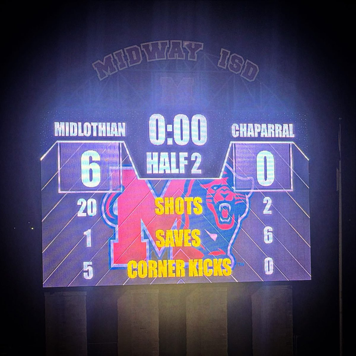 Midlothian High School Soccer (@mhssoccerbc) on Twitter photo LADY PANTHERS WIN!!!
โ๏ธ๐โฝ๏ธ๐พ๐๐
BI-DISTRICT CHAMPS!
Midlothian - 6
Chaparral - 0
<a href="/17zaylareagan/">Zayla Reagan</a> โฝ๏ธโฝ๏ธโฝ๏ธ๐
ฐ๏ธโฝ๏ธ
<a href="/madisonladart8/">madisonladart</a> ๐
ฐ๏ธ๐
ฐ๏ธ
Savannah James ๐
ฐ๏ธ
Shelby DeShane ๐
ฐ๏ธ
Macie Griffin โฝ๏ธโฝ๏ธ
<a href="/alaynanewman09/">Alayna Newman</a> ๐
ฐ๏ธ
Great job ladies!!!!
Round two ๐
โ๏ธ๐โฝ๏ธ๐๐
<a href="/MidlothianISD/">Midlothian ISD</a> LADY PANTHERS WIN!!!
โ๏ธ๐โฝ๏ธ๐พ๐๐
BI-DISTRICT CHAMPS!
Midlothian - 6
Chaparral - 0
<a href="/17zaylareagan/">Zayla Reagan</a> โฝ๏ธโฝ๏ธโฝ๏ธ๐
ฐ๏ธโฝ๏ธ
<a href="/madisonladart8/">madisonladart</a> ๐
ฐ๏ธ๐
ฐ๏ธ
Savannah James ๐
ฐ๏ธ
Shelby DeShane ๐
ฐ๏ธ
Macie Griffin โฝ๏ธโฝ๏ธ
<a href="/alaynanewman09/">Alayna Newman</a> ๐
ฐ๏ธ
Great job ladies!!!!
Round two ๐
โ๏ธ๐โฝ๏ธ๐๐
<a href="/MidlothianISD/">Midlothian ISD</a>