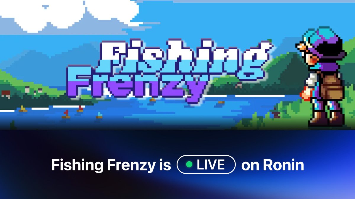 Ronin_Network's tweet photo. Fishing Frenzy is LIVE!

Explore Uncharted Waters 🎣

The cozy RPG with over 450K players is now available on Ronin.

Looking to dive into a Web3 game while the market is down? Welcome to Fishing Frenzy, anon.

Play now 👇

🔗 : https://t.co/MiJmm0VIvI

Here’s what’s happening 🧵👇