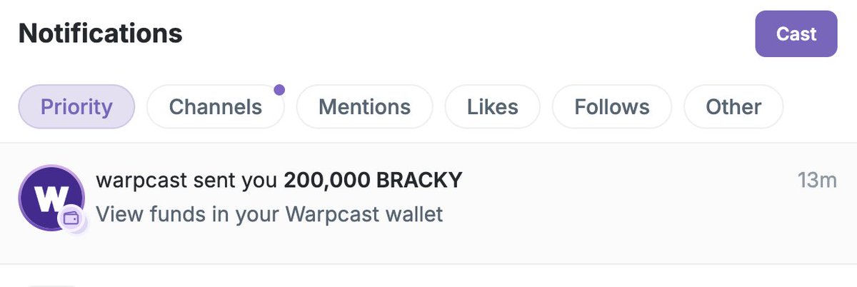 fangkuai_real's tweet image. 早上在Warpcast莫名其妙收到一份空投

查询了一下标准，在Warpcast排名前2000的frame用户都有资格

如果符合条件，会直接收到warpcast的系统通知

其实前2000的标准还比较宽松，如果曾经使用过frame功能都可以登陆warpcast查看一下，看讨论好像不少轻度用户也有得到空投