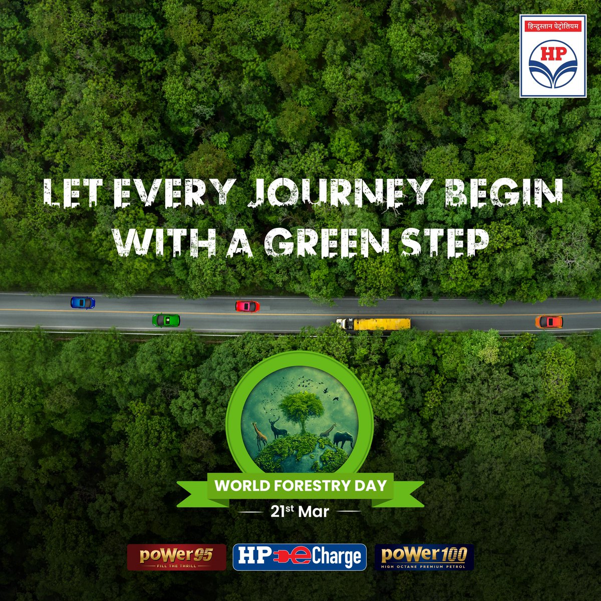 hpcl_retail's tweet photo. Whether it is petrol, diesel, or electric, let’s ensure our journeys contribute to a greener tomorrow!
This #WorldForestryDay, @HPCL's Retail Outlets pledge to protect forests, adopt sustainable practices, and drive towards a cleaner future.
#ClubHPFirst #EVCharging #HPRetail #EnvironmentProtection #HPCL #MeraHPPump #poWer100 #poWer95
