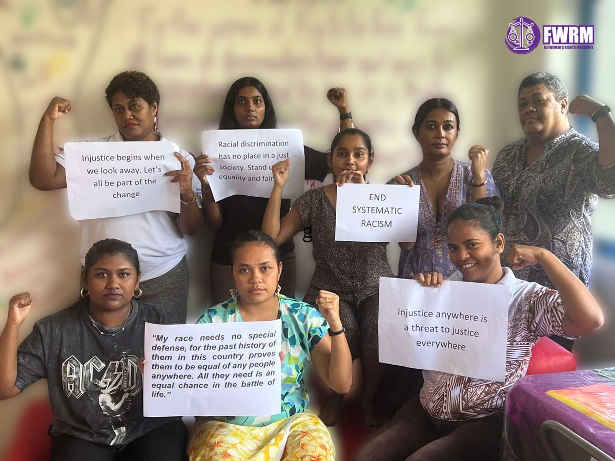 On this International Day for the Elimination of Racial Discrimination (IDERD), we reaffirm our commitment to a Fiji (and a world) where dignity, equality, and justice are not just ideals but realities for everyone—regardless of race or background.

#EndRacismBuildPeace