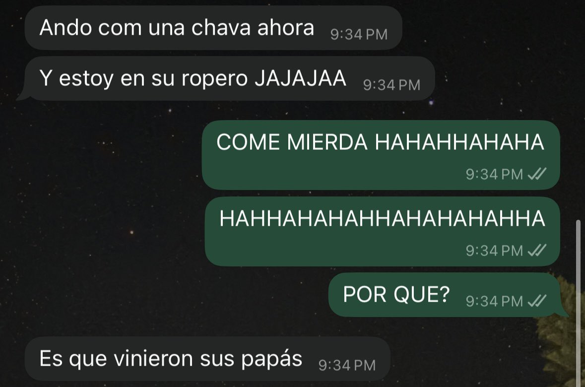 Mis conversaciones más normales…