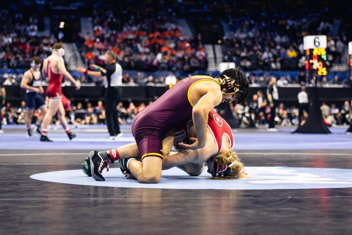 ASUWrestling's tweet photo. Two Sun Devil Ws to close Day 1 ✅ https://t.co/zq1d4BnKrH
