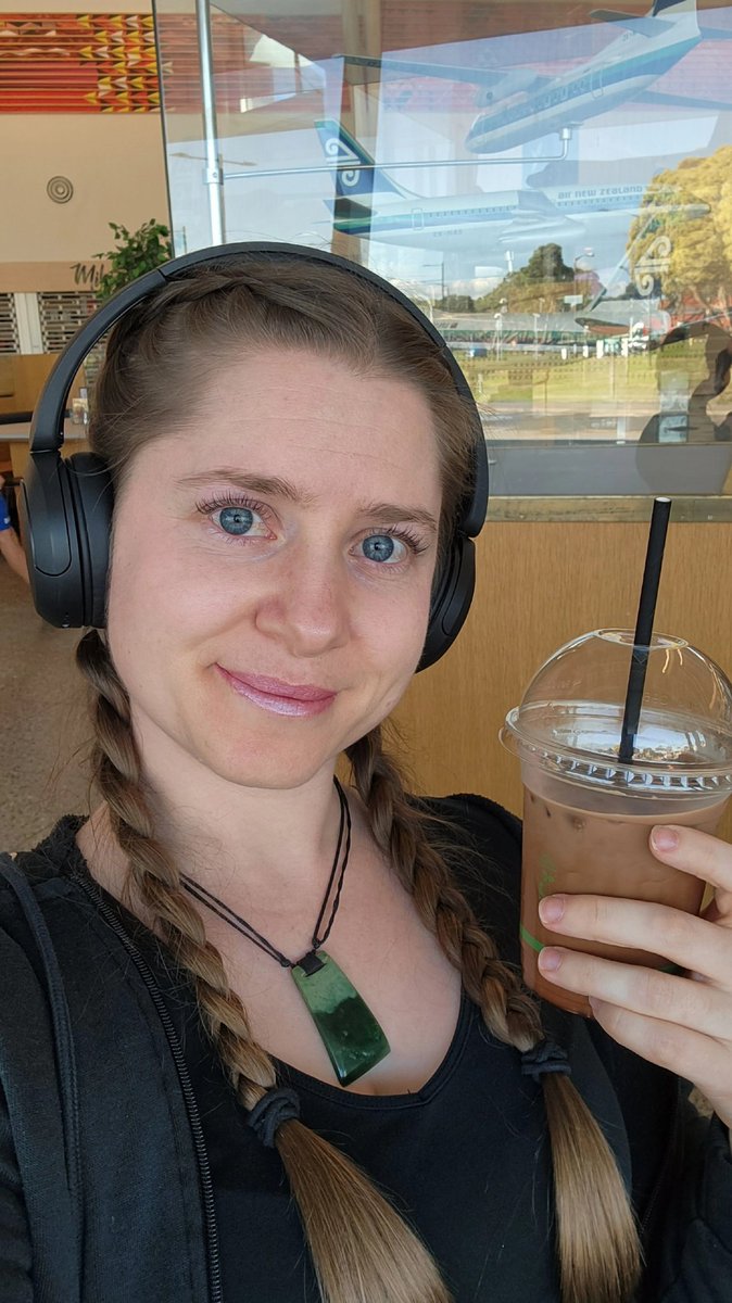 About to jump on a plane for a fun weekend. Grabbed just the essentials! ☕️