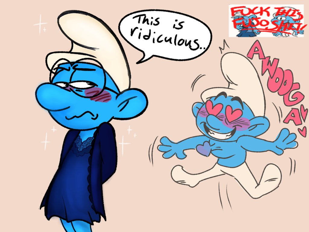 homosmurfs's tweet photo. day 7 #smurfs https://t.co/j6ByqbP8dG