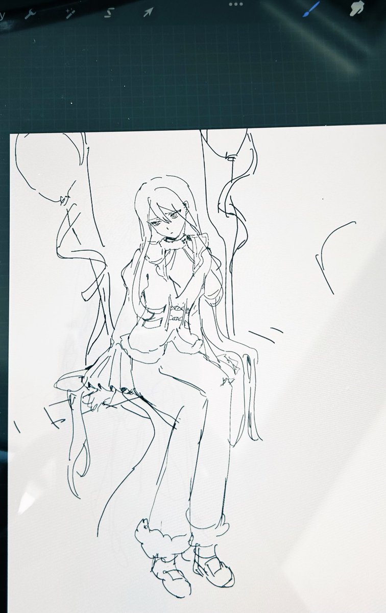 doodle kana5 during free lesson…😇😇😇