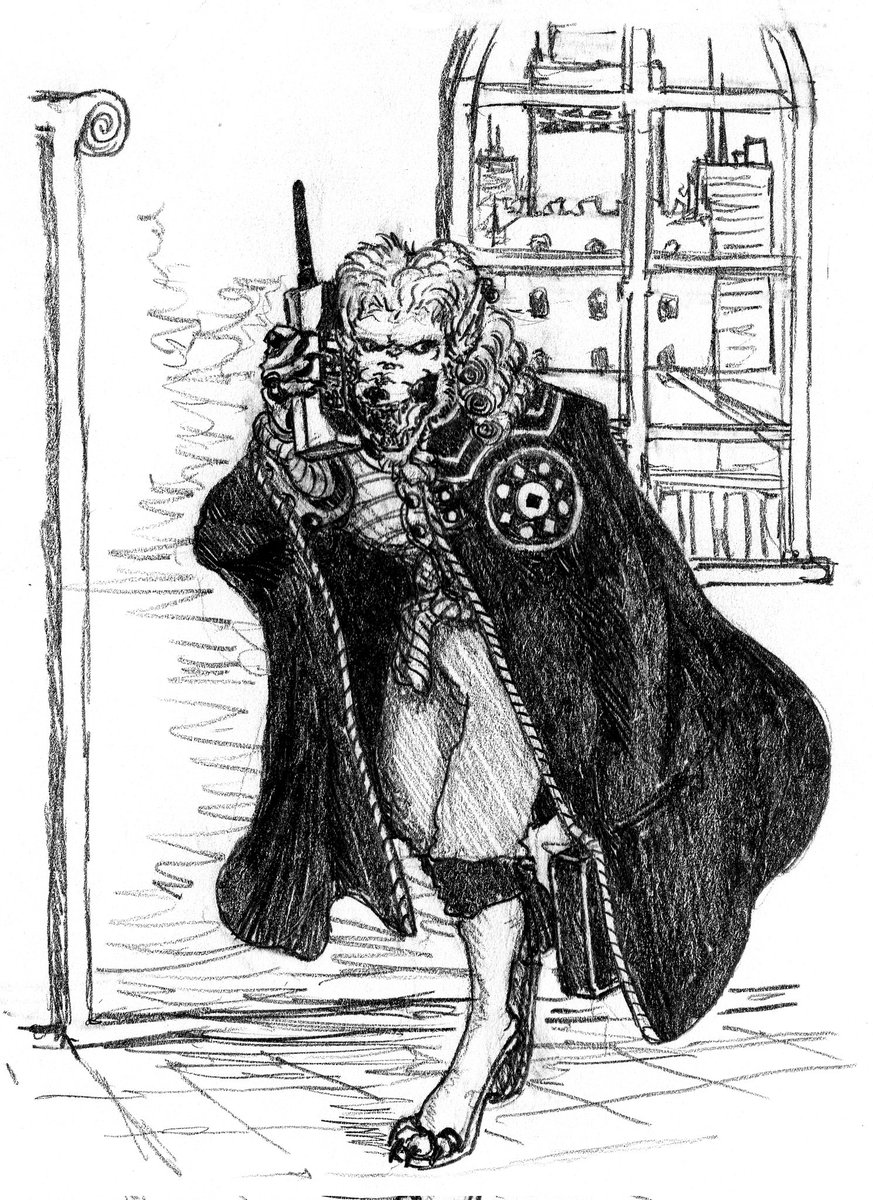 civil servant's costume. Design not entirely settled yet