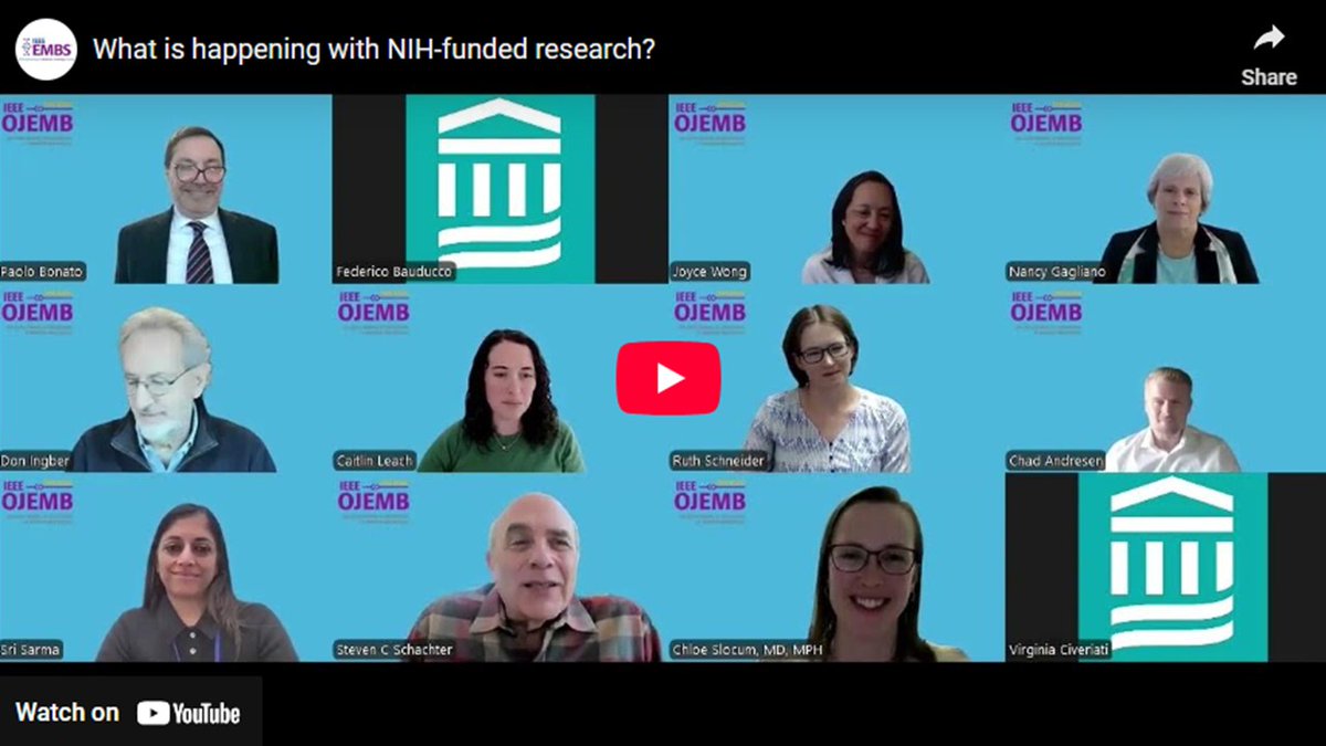 Great webinar on the NIH funding status. The recording is now available at embs.org/ojemb/webinars/ #NIH #research #Federalfunding #IEEE #biomedicalengineering #medicine #healthcare #standupforscience2025