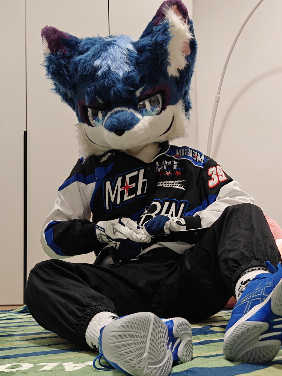 #FursuitFriday   /// 紫 蛍 ///
———————————— 🐺
 C H O K  💡
丨
📸：嘉乐
