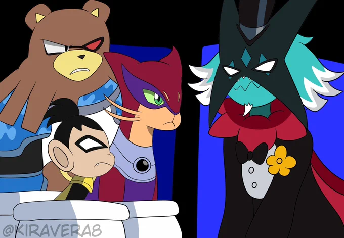 Pokemon x Teen Titans AU - Mumbo Jumboscarada! 