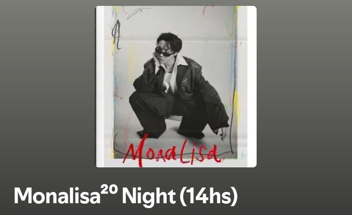 dreamxmendes's tweet photo. —📌 HILO de playlists focus #MONALISA by JHOPE

-20 Monalisa
-40 Sweet Dreams
-40 LV BAG
-80 Running Wild
-1 vez album 2 cool 4 Skool
-20 Haegeum
-20 Wild Flower
-20 Who
-20 Seven
-20 Winter Ahead

🔄 Rt para difundir
https://t.co/eSfznJzTNs https://t.co/qiVlHAnphr