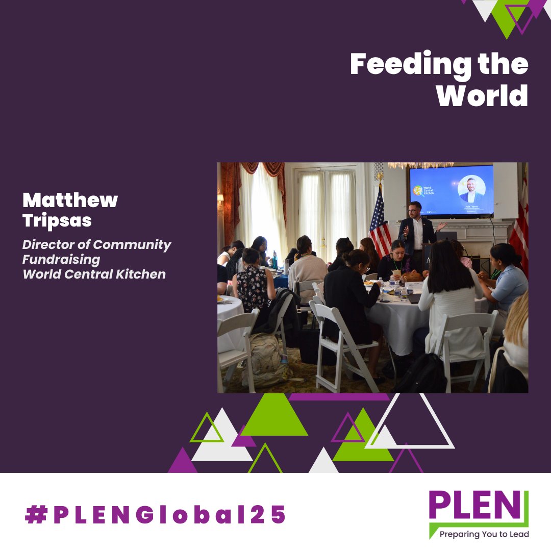 PLEN (@plennetwork) on Twitter photo TY Matthew Tripsas for joining #PLENGlobal25 Day 3๏ธโฃ to share insights into the unique strategies and goals that underlie <a href="/WCKitchen/">World Central Kitchen</a>'s amazing work. ๐ฝ๏ธ๐ TY Matthew Tripsas for joining #PLENGlobal25 Day 3๏ธโฃ to share insights into the unique strategies and goals that underlie <a href="/WCKitchen/">World Central Kitchen</a>'s amazing work. ๐ฝ๏ธ๐