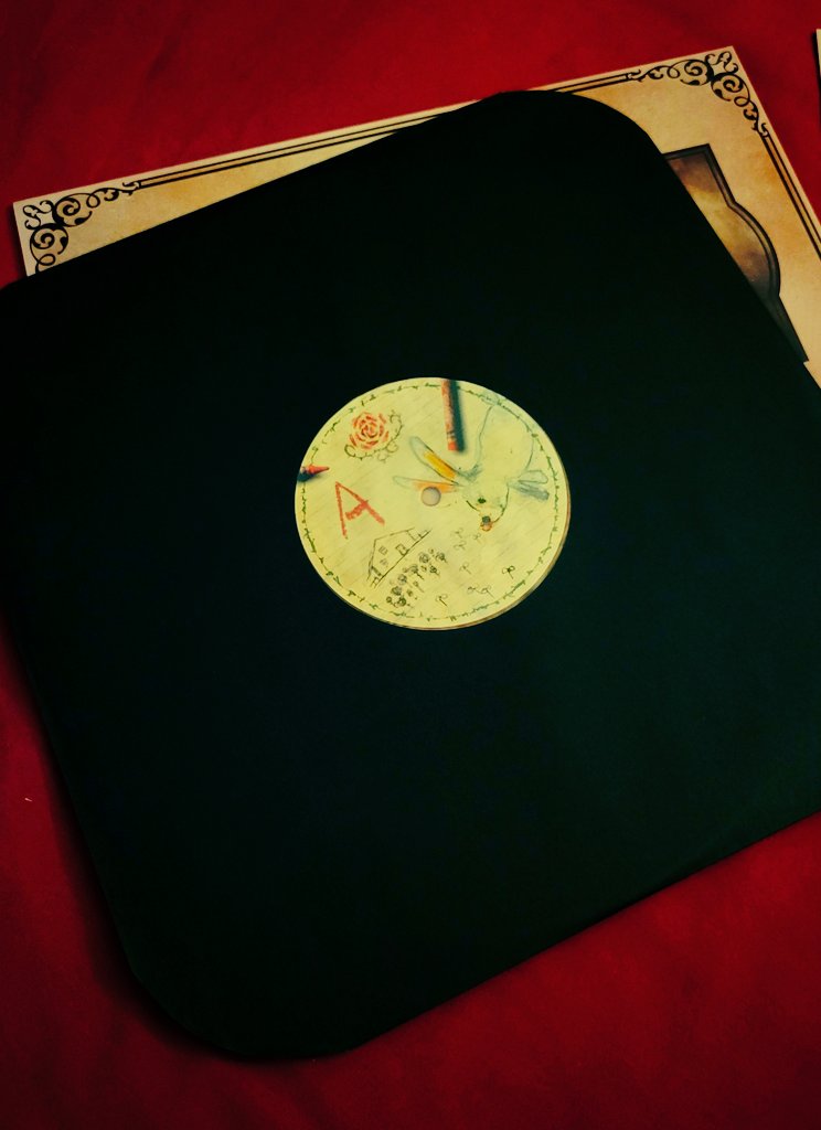 Greaydeth's tweet photo. Recently got this Rule of rose vinyl , friend of mine made these and they were extremely limited.
shout out to tenuousghoul and RCG.
this vinyl is beautiful in person.
#ruleofrose #videogameost #survivalhorror #ruleofrosegame https://t.co/lfxQikjuqP