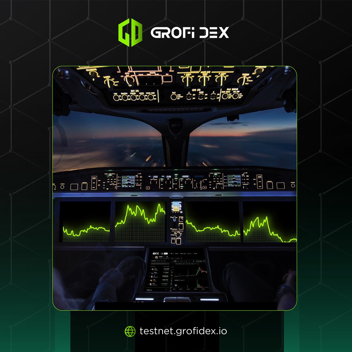 GroFi_Dex's tweet photo. ✈️ GM ☕️

Step into the pilot's seat of DeFi! With GroFi Dex, you get real-time insights, secure transactions, and the power to navigate the blockchain like a pro. Ready to soar to new heights? 🚀  

Test your wings on our testnet at https://t.co/ZfLMg0FdlK! 🔗  

#GroFiDex #DeFi #Blockchain #Crypto #FinancialFreedom