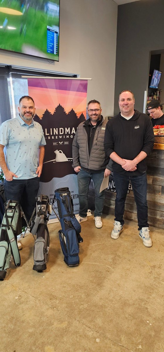 yourlocalmuni's tweet photo. What a special day spent at @thegolfden with many many individuals helping out to make a fantastic new beer launch for @blindmanbrewery and food from @woodshedburgers

Long Bomb Lager Launch Party hosted by @brettboyko67 of the @goelks 

Lots of fun was had, and the Long Drive Competition was epic to watch. 

Thanks to all who showed up, and we look forward to a fantastic golf season with the New Long Bomb Lager.

#LongBombLager #GolfCompetition #LongDriveChallenge #KPChallenge #SherwoodParkGolf #EdmontonEvents #GolfCommunity #CraftBeerLovers #BlindmanBrewing #TheGolfDenSherwood #WoodshedBurgers #TheGreenhouseEdmonton #LocalMuni #GolfAndBeer #MunicipalGolf