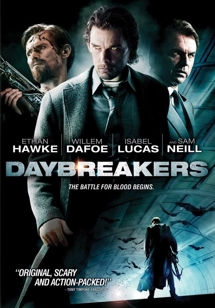 SoyMitadCafe's tweet image. 🧛‍♂️🩸 #Daybreakers (2009) es una joyita oculta del cine de vampiros 🧪. 
Un mundo distópico dominado por vampiros donde los humanos escasean, con buena acción, trama original y ese aire apocalíptico que tanto disfruto. 
¿Por qué no la vi antes? ¡Me encantó! 
7/10 ⭐️