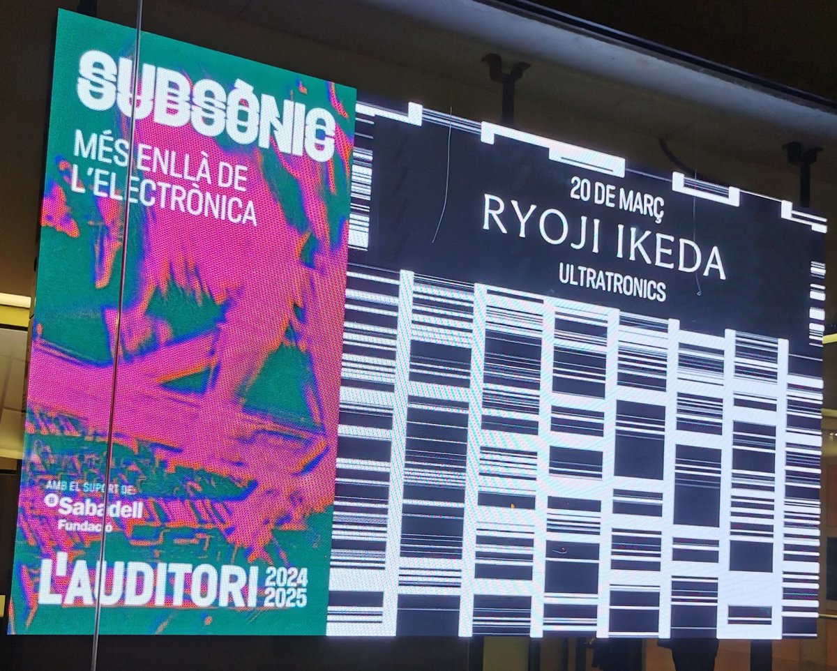 Ahir vam tornar a gaudir d'un dels mestres: <a href="/ryojiikeda/">ryoji ikeda (official)</a>