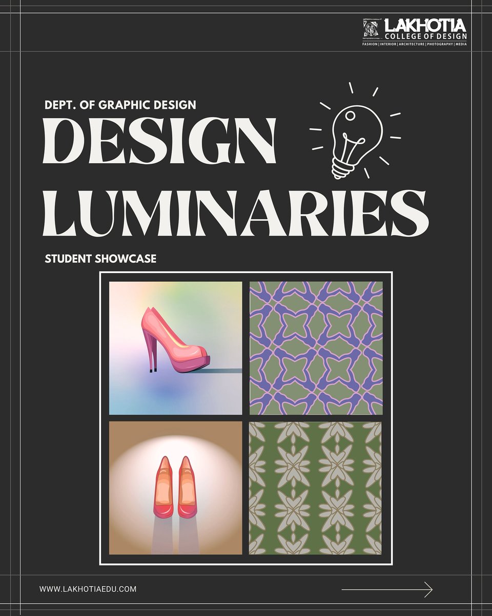lakhotiacollege's tweet image. Step into the world of design with Alekya, a BA Hons Fashion Design student, as she brings her vision to life through CAD illustrations. 

#DesignLuminaries #LuminateMagazine #FashionIllustration #CADDesign #FashionInnovation #FootwearDesign #PatternExploration