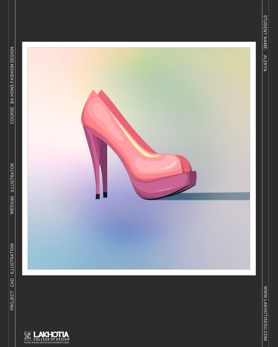lakhotiacollege's tweet image. Step into the world of design with Alekya, a BA Hons Fashion Design student, as she brings her vision to life through CAD illustrations. 

#DesignLuminaries #LuminateMagazine #FashionIllustration #CADDesign #FashionInnovation #FootwearDesign #PatternExploration
