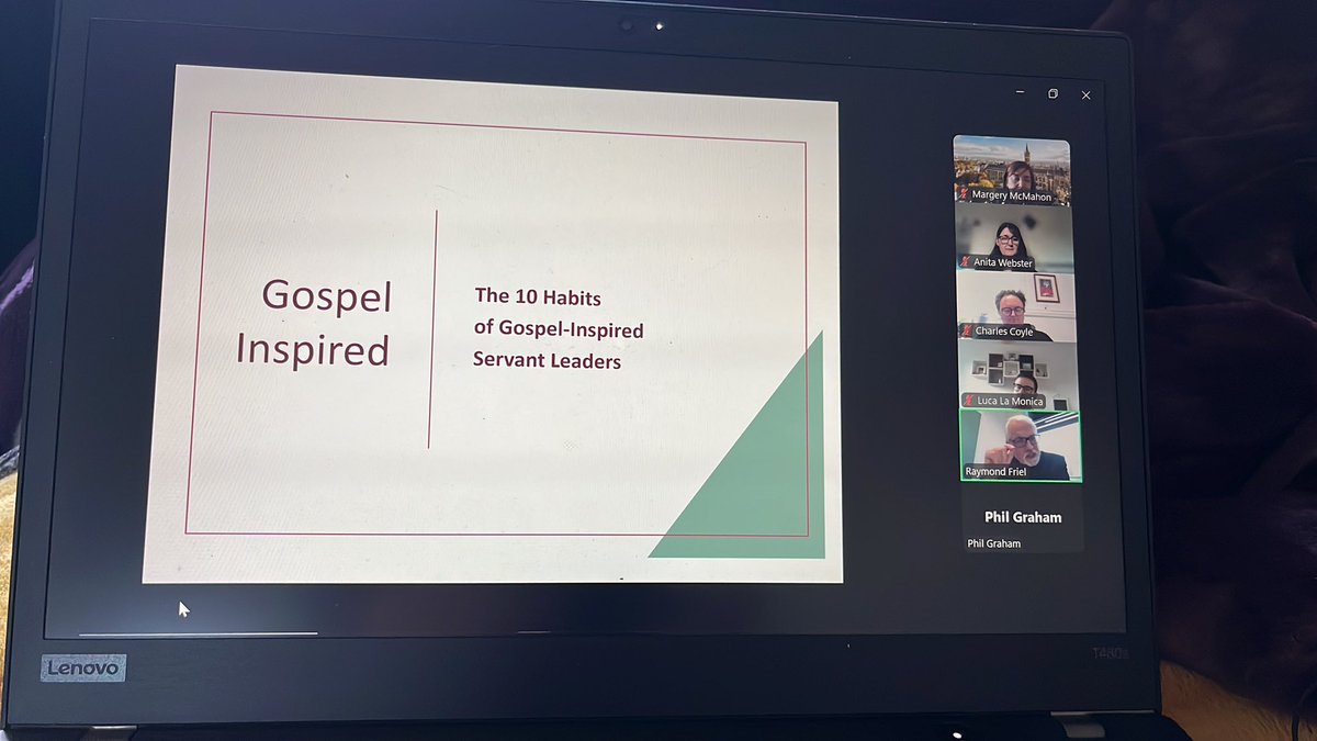 Thought-provoking session on servant leadership with <a href="/friel_raymond/">Raymond Friel OBE</a> at the <a href="/StAndFoundatio1/">StAndFoundation</a>  <a href="/UofGEducation/">School of Education</a> #TheologyThursday. Reflecting on sources of power &amp; the 10 habits of Gospel-inspired servant leaders—be courageous, be self-aware, be prophetic.